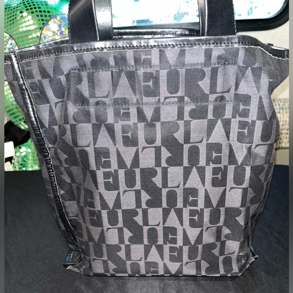 Furla Black and Gray Tote Bag